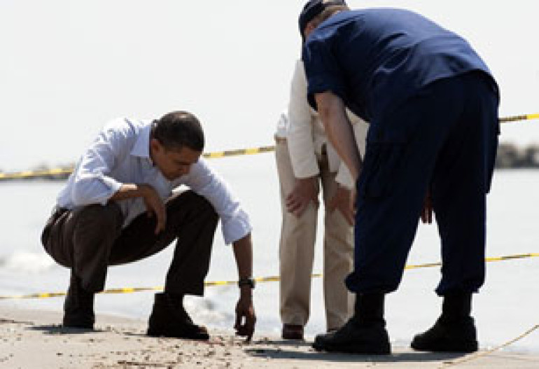 Obama Pledges to Triple Oil Response Manpower in Gulf