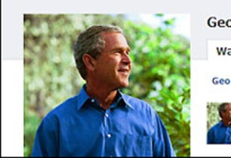 Former US President George W. Bush Gets a Facebook Page