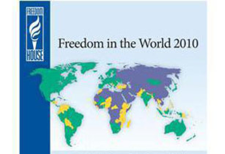 Armenia is 'Partly Free' in Freedom House List. Which are 'Worst of the Worst' States in 2010?