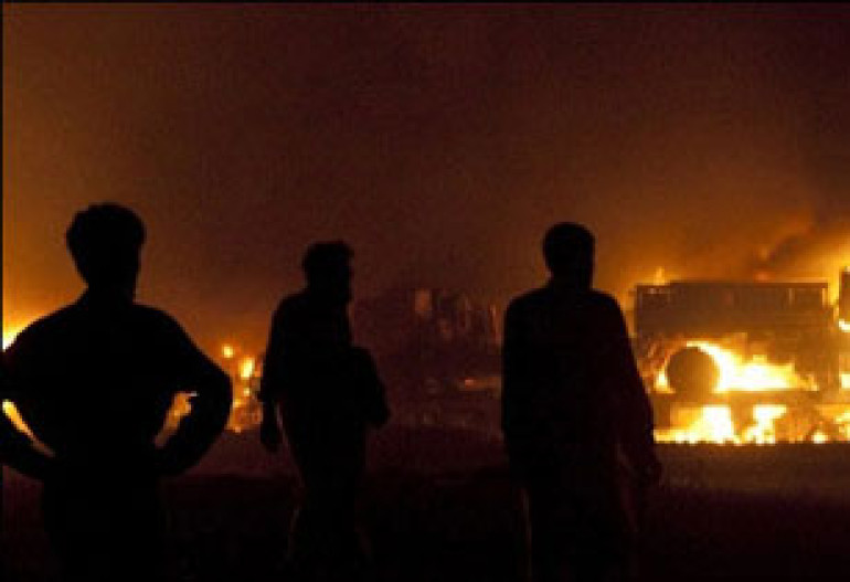 Gunmen Kill Seven in Attack on Nato Convoy in Pakistan Gunmen have attacked a Nato convoy near the Pakistani capital, Islamabad,