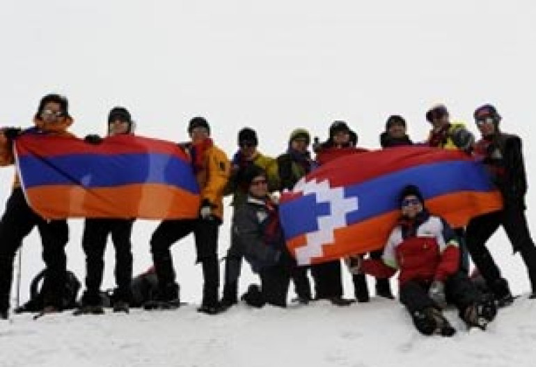 Best place for an Armenian to die is Mt. Ararat: Expedition Reaches Mt. Ararat Summit