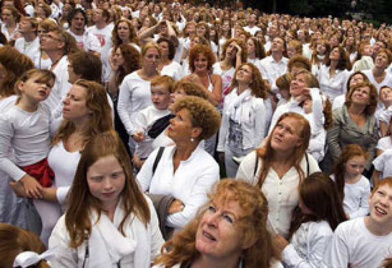Red heads rule during ginger festival 