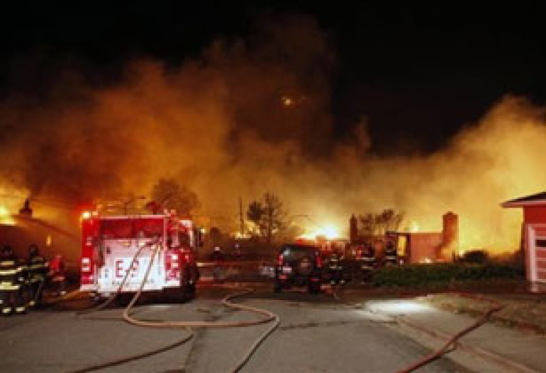 Gas blast near San Francisco burns homes, kills one
