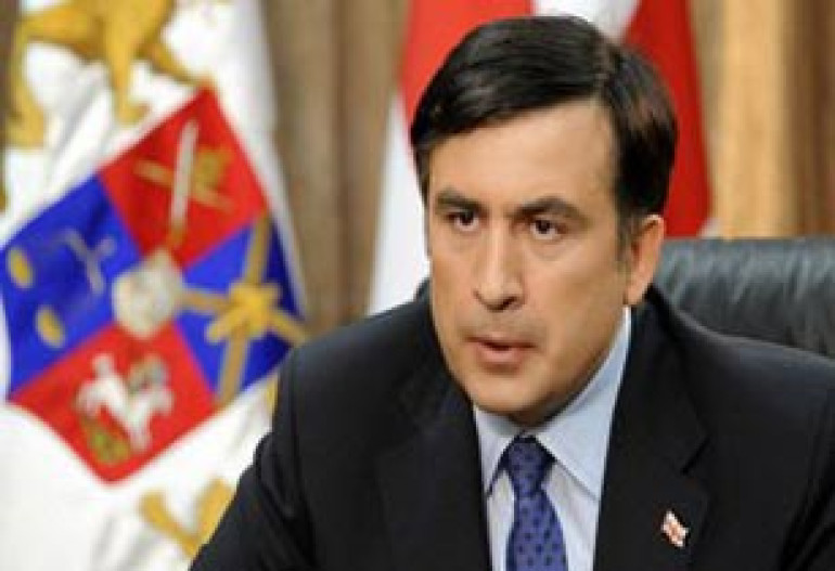 Georgian president Saakashvili visits Baku 