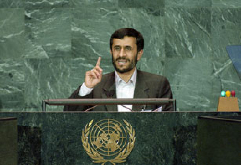 Ahmadinejad says US organized 9/11 attack, causing walk-outs in UNGA 