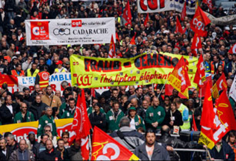 France pension protest numbers in dispute