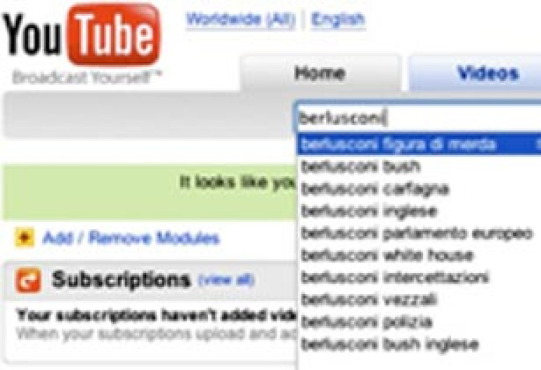 YouTube-ը «հաղթել» է Բեռլուսկոնիին
