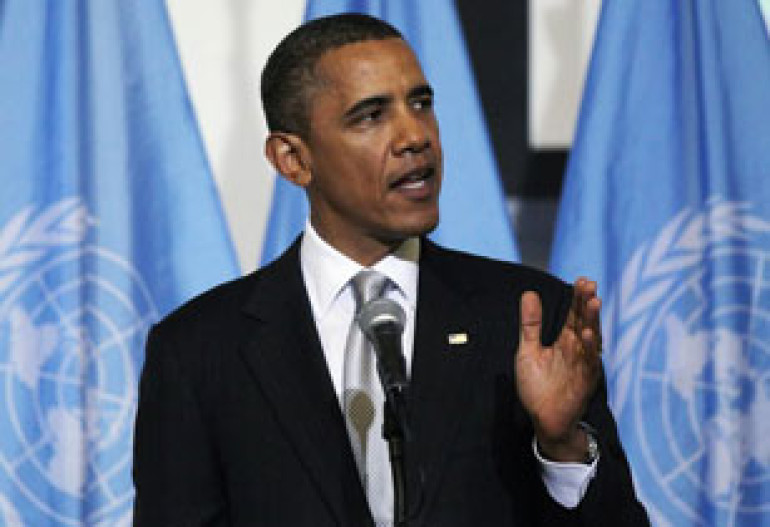 Barack Obama condemns Mahmoud Ahmadinejad's UN speech