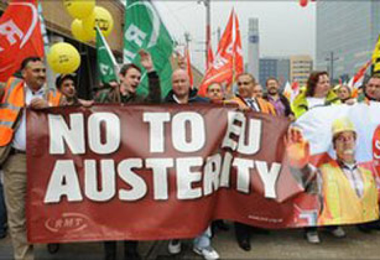 European cities hit by anti-austerity protests