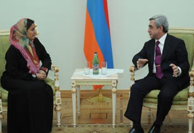 Armenian president and Arab Sheikh discussed Armenia-UAE cooperation 