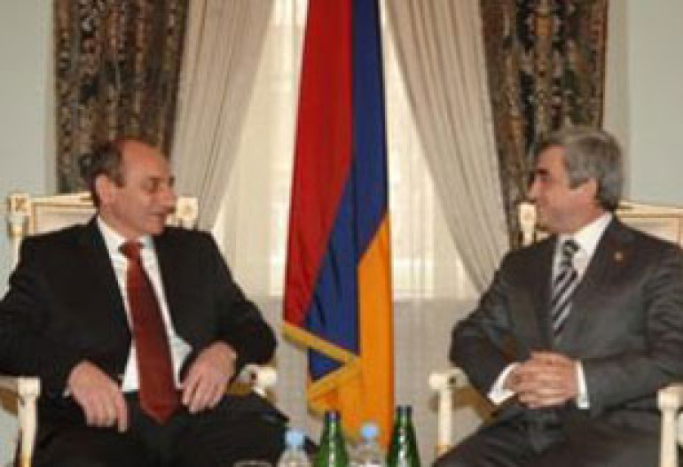 Armenian and Karabakhi presidents discussed economic cooperation 