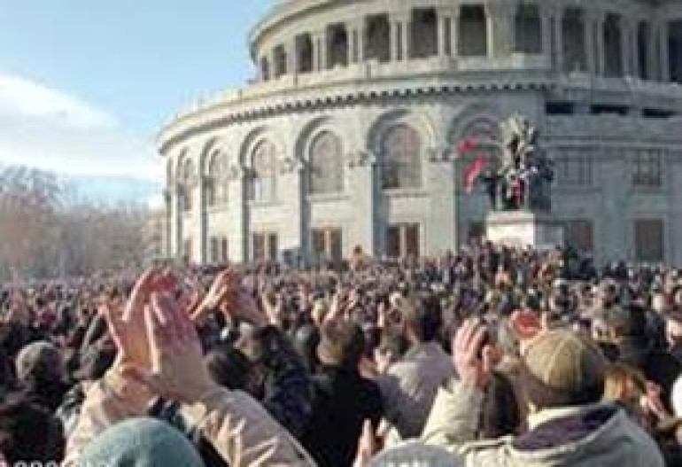 Opposition won’t have access to Azatutyun Square until next year 