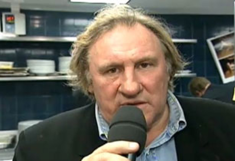 French actor Gerard Depardieu supports Armenian Fund