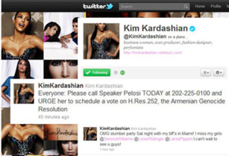 Armenian American celebrities call on Speaker Pelosi to pass the Armenian Genocide Resolution