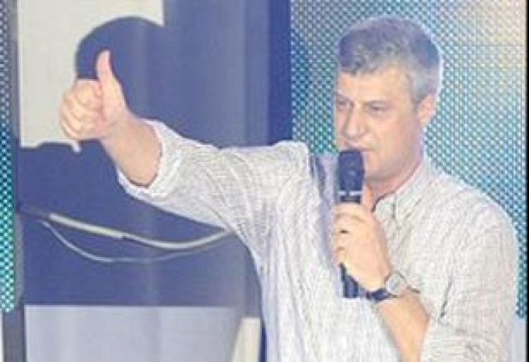 Kosovo PM Hashim Thaci claims election victory