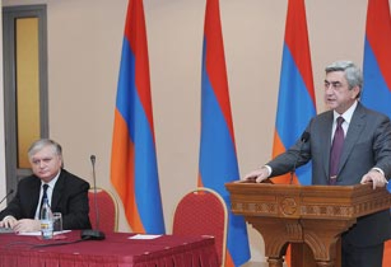 'Endowing one's own people with genocide' is neither patriotism nor diplomacy: Serzh Sargsyan 
