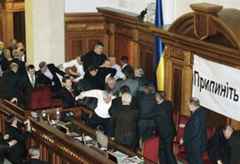5 MPs hospitalized after brawl in Ukraine's Supreme Rada