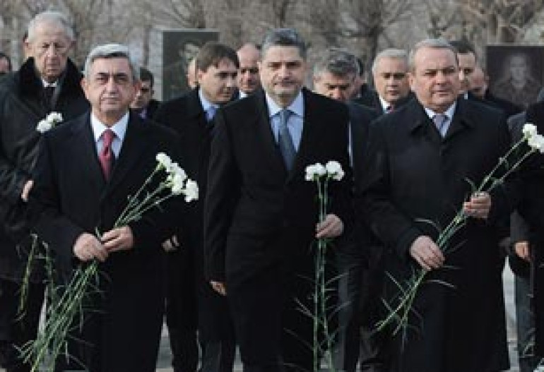 Presidents visited Yerablur 