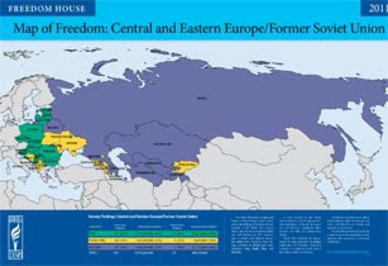 Armenia ranked as 'partly free' country in Freedom House survey