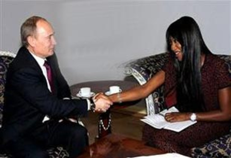 Naomi Campbell interviews Putin