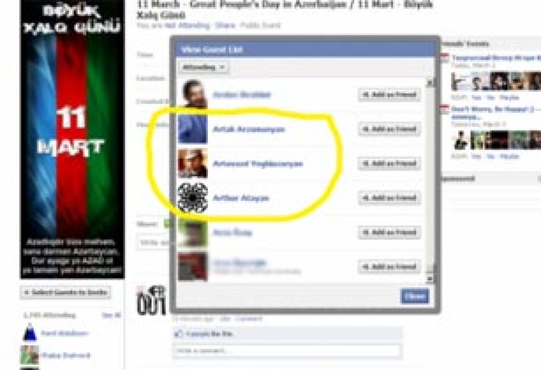 Azerbaijan: As protests loom, Facebook is monitored 