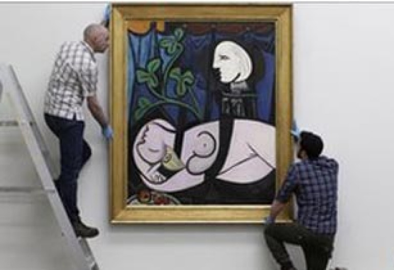 World's most expensive painting goes on show 
