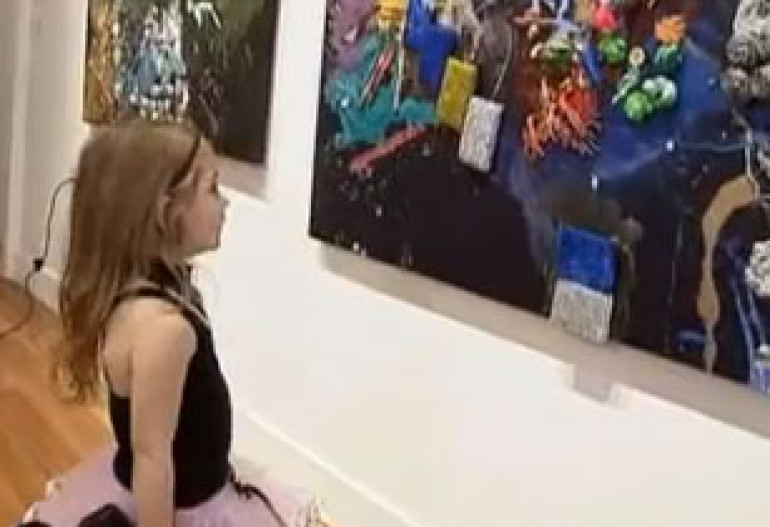 Four-year-old artist's NY exhibition