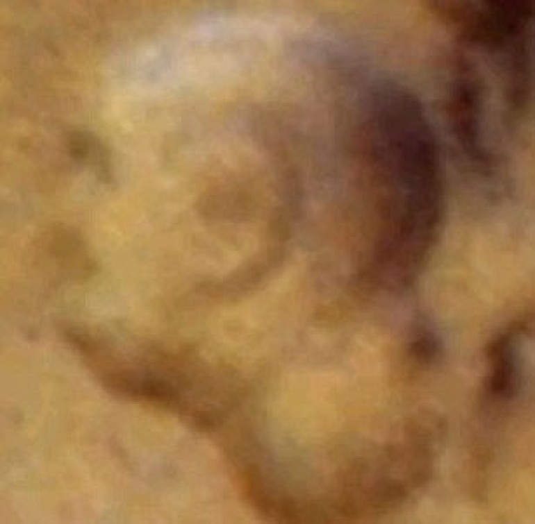 Mahatma Gandhi's face etched on Mars