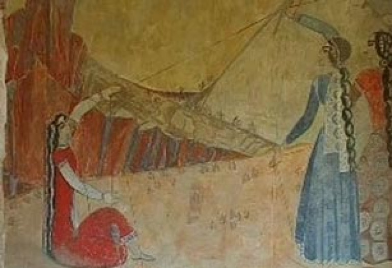 Gyumri activists oppose government decision on Minas' frescoes 