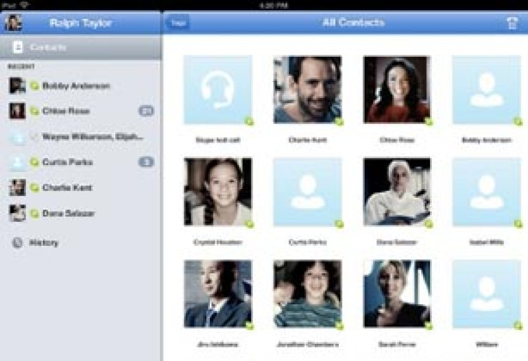 Skype нечаянно выпустил приложение для iPad