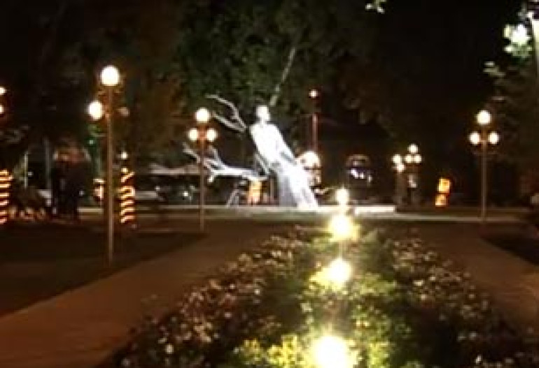 Cultural monuments illuminated in Yerevan