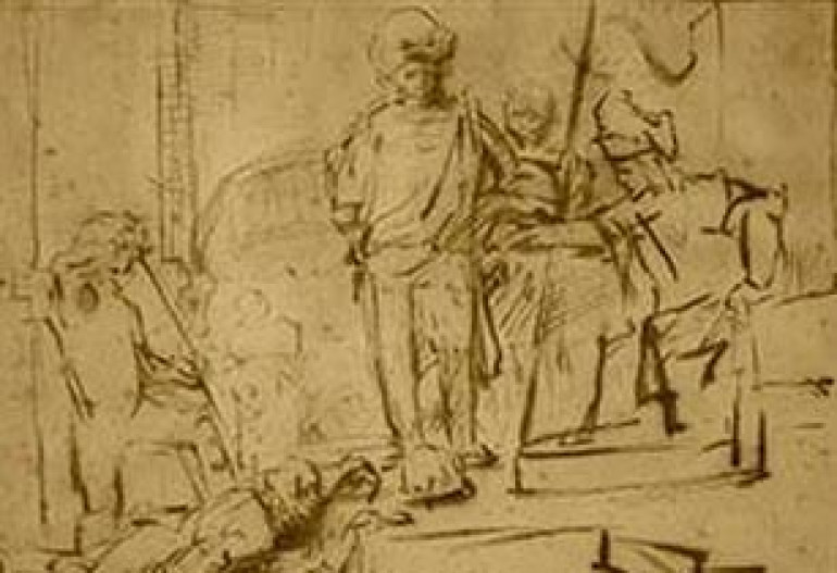 Rembrandt drawing stolen from hotel
