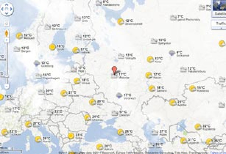 Google Maps-ն արդեն ցուցադրում է եղանակի տեսությունը (տեսանյութ)