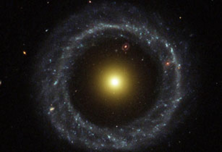 Galactic bull's-eye of natural origin?