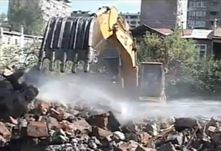 Prominent Armenian architect’s house demolished in Yerevan (video) Prominent Armenian architect’s house demolished in Yerevan (video)