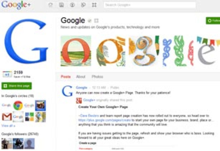Google+ սոցցանցում մեկնարկել է բիզնես-էջերի գրանցումը (տեսանյութ)
