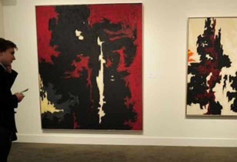 US abstract artist Clyfford Still’s painting sells for $61.7m