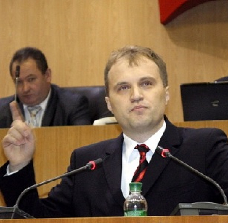 Transnistrian ex parliament speaker says he wins first round of election Transnistrian ex parliament speaker says he wins first round of election