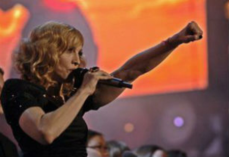 Madonna's new album tops UK chart