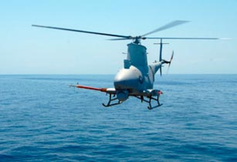 Robot helicopters to find pirate boats