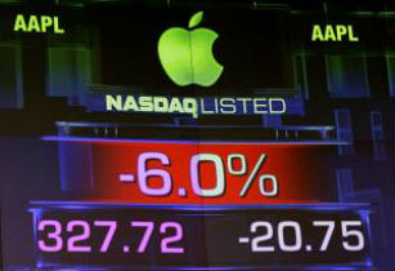 Apple ընկերության բաժնետոմսերը կտրուկ անկում են գրանցում