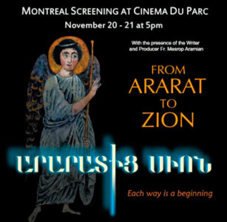 From Ararat to Zion documentary film presented in Minsk