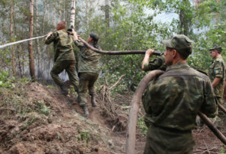 Девять парашютистов-десантников погибли при тушении верхового лесного пожара в Туве