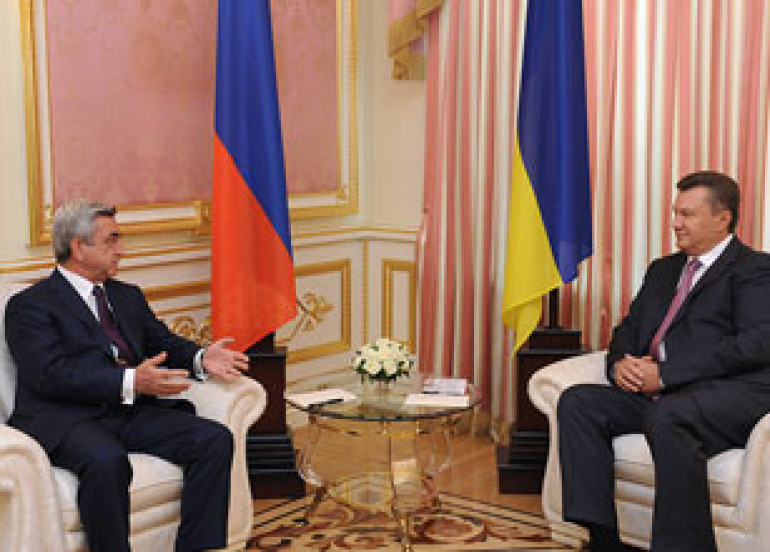 Серж Саргсян встретился с президентом Украины