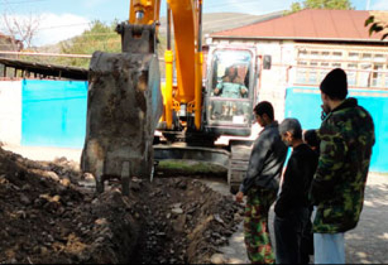Фонд «Айастан» строит внутреннюю сеть водоснабжения в арцахском городе Гадрут