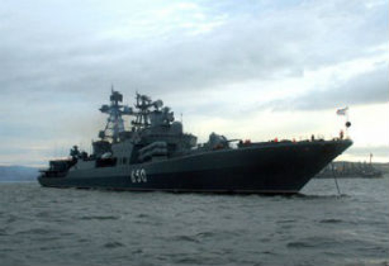 Корабли ВМФ России идут из Атлантики к Средиземному морю