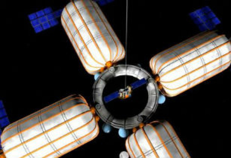 Space elevator project for the moon
