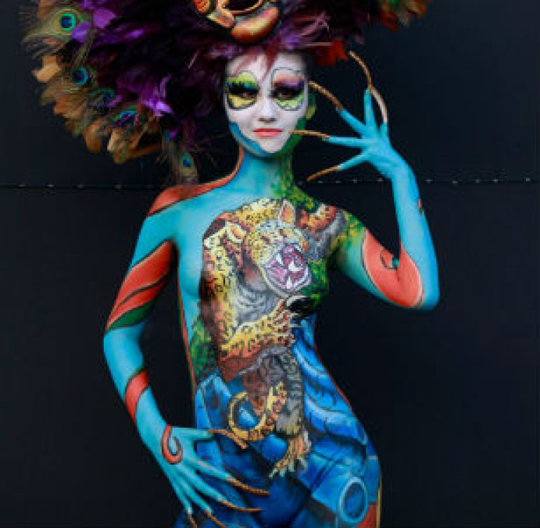 International body painting festival in South Korea (photos)