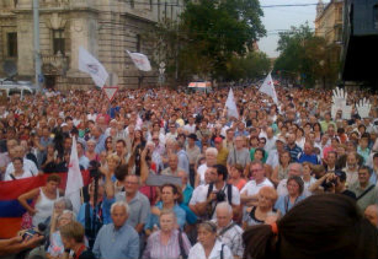 В Будапеште завершилась акция протеста против экстрадиции Рамиля Сафарова 