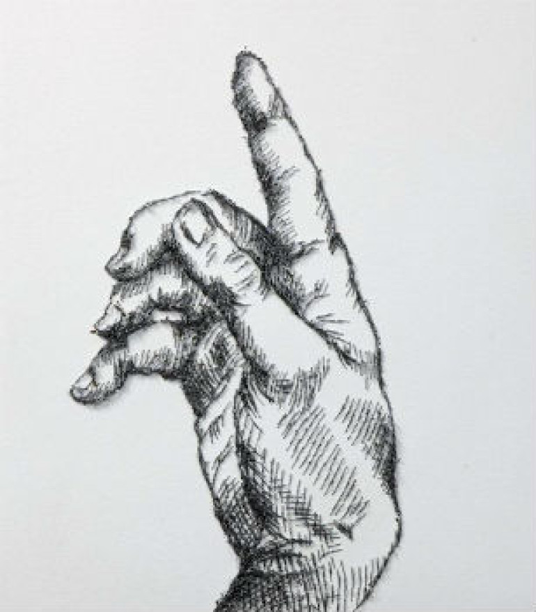 French artist creates masterpieces from staples